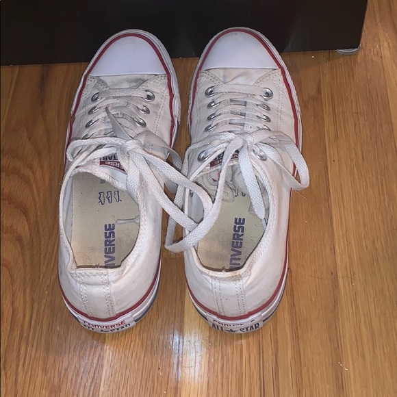 white converse sneakers - Picture 4 of 8